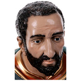 Rei Mago de joelhos para presépio de 160 cm Lando Landi fibra de vidro olhos cristal EXTERIOR