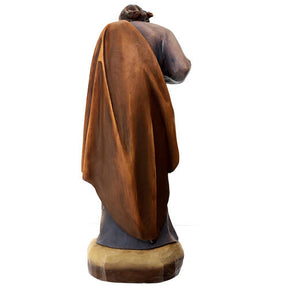 Sagrada Família 80 cm fibra de vidro colorida