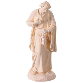 Sagrada Família Val Gardena fibra de vidro branca 60 cm