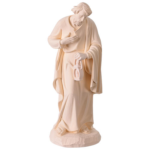 Sagrada Família Val Gardena fibra de vidro branca 60 cm