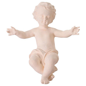 Sagrada Família Val Gardena fibra de vidro branca 60 cm