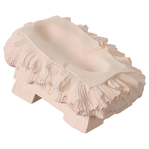 Sagrada Família Val Gardena fibra de vidro branca 60 cm