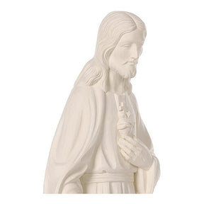 Sagrado Coração de Jesus 80x25x20 cm fibra de vidro