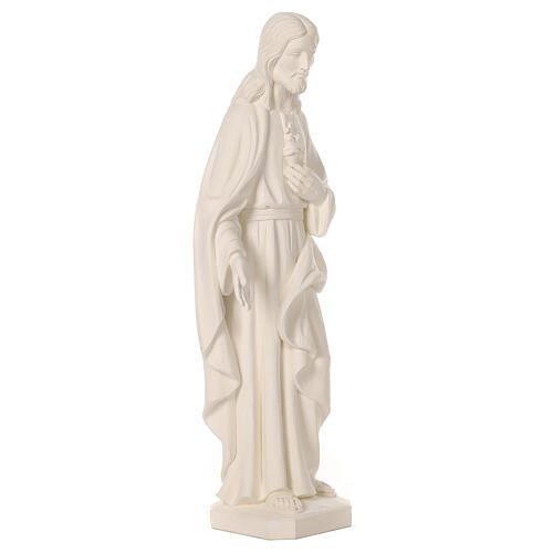 Sagrado Coração de Jesus 80x25x20 cm fibra de vidro