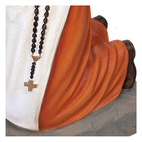 Santa Bernadette 50 cm fibra de vidro