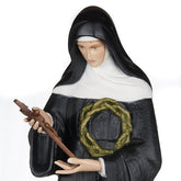 Santa Rita de Cascia 100 cm fibra de vidro
