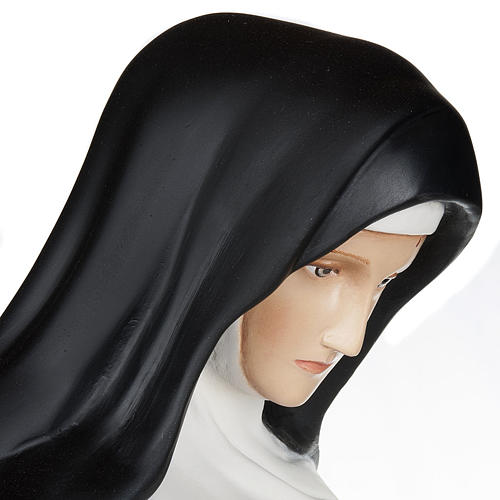 Santa Rita de Cascia 100 cm fibra de vidro