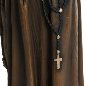 Santo António de Lisboa 100 cm fibra vidro corada