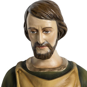 São José carpinteiro de parede 60 cm fibra vidro