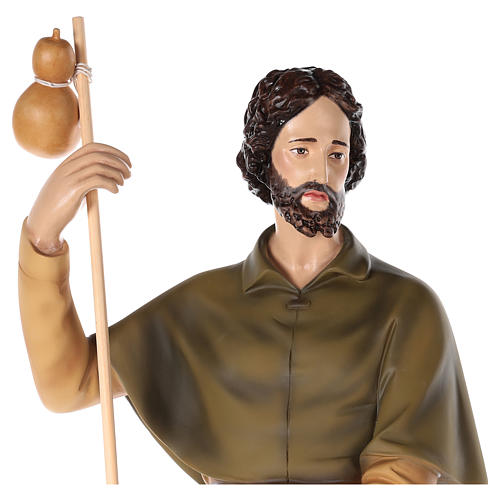 São Roque 100 cm fibra vidro pintada