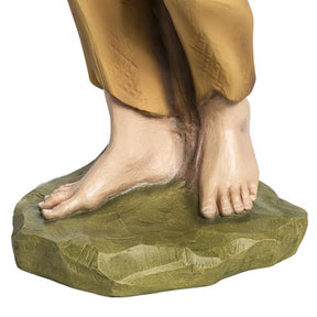 Tocador de gaita de foles presépio 60 cm fibra de vidro