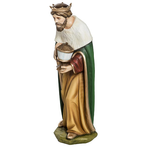 Três Reis Magos 60 cm fibra de vidro PARA EXTERIOR