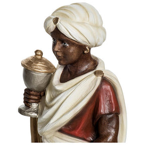 Três Reis Magos 60 cm fibra de vidro PARA EXTERIOR