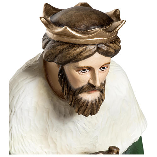 Três Reis Magos 60 cm fibra de vidro PARA EXTERIOR