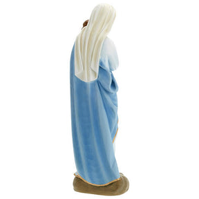 Virgem com Menino 60 cm fibra de vidro PARA EXTERIOR
